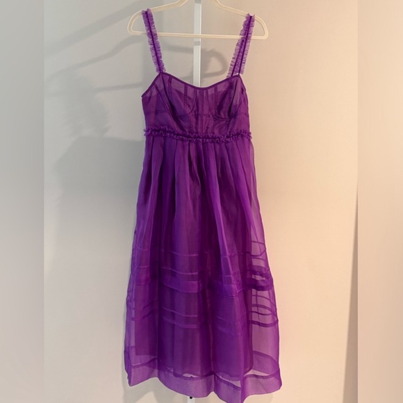 Ulla Johnson Priscilla Dress Cassis Purple size 6 - Picture 6 of 9